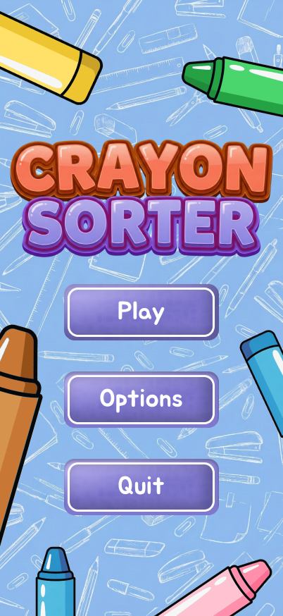 Crayon Sorter Gameplay Screenshot 1